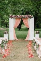 wedding ceremony area photo