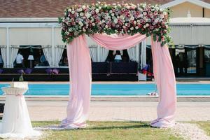 área de ceremonia de boda foto