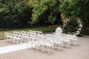 wedding ceremony area photo