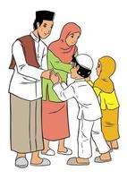 Indonesian Muslim Family forgiveness