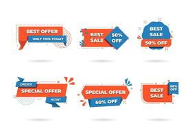 Sale banner templates design. Special offer tags. Super sale discounts. Flash sale discount. Mega sale offer. Big Sale. Special sale. Discount tag vector set