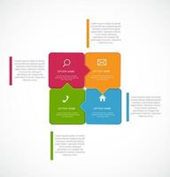 plantilla de infografía para empresas vector