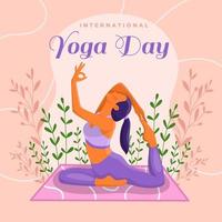 Yoga Woman Vector Art, Icons, and Graphics for Free Download