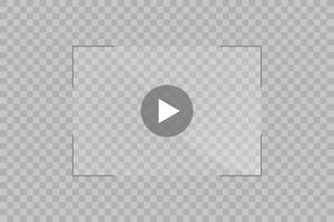 Video player for web and mobile apps flat style. Vector illustration.