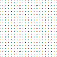 Seamless retro colorful polka dot background pattern vector illustration.