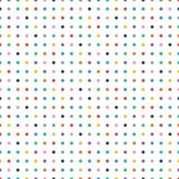 Seamless retro colorful polka dot background pattern vector illustration.