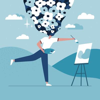 artist draw and paint art
