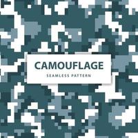 Military and army pixel camouflage seamless pattern vector