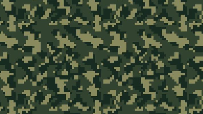 Military and army pixel camouflage pattern background