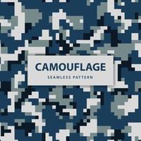 Military and army pixel camouflage seamless pattern vector