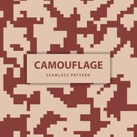 Military and army pixel camouflage seamless pattern vector