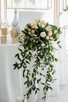 wedding flower decor photo