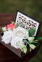 wedding flower decor photo