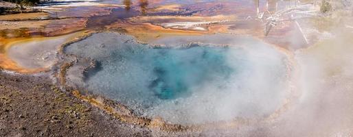 Grand Prismatic Spring in Yellowstone National Park photo