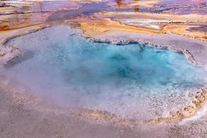 Grand Prismatic Spring in Yellowstone National Park photo