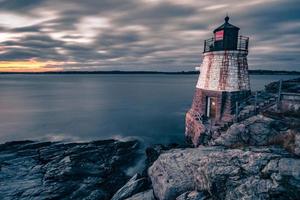 Faro de Oldcastle en Newport Rhode Island foto