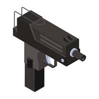 Automatic  Submachine Gun vector