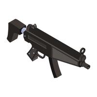 Gun Machine Rifle vector