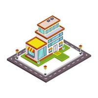 Outlet Building and Store vector