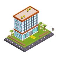 Shopping Mall and Plaza vector