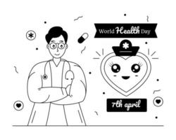 World Health Day vector