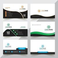 Business Card Design Template vector