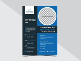 Corporate Multipurpose Business Flyer Design Template vector