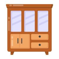 Show case Cupboard vector