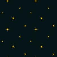 Night sky seamless pattern with small stars. Vector endless texture