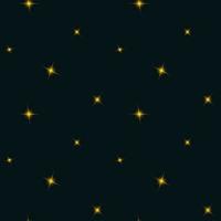 Night sky seamless pattern with small stars. Vector endless texture
