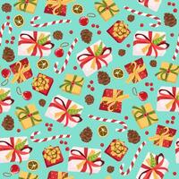 seamless pattern background with Gift box vector