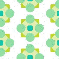 Grunge colorful geometric seamless pattern vector