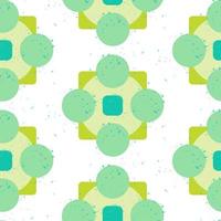 Grunge colorful geometric seamless pattern vector