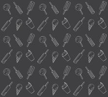Vector seamless pattern from ice-creams