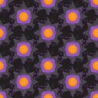 Grunge colorful halloween geometric seamless pattern vector