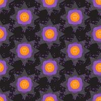 Grunge colorful halloween geometric seamless pattern vector