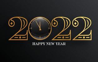 Happy new year 2022 vector