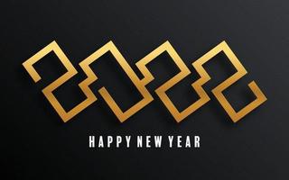 feliz año nuevo 2022 vector