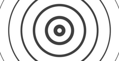 Concentric circle. Illustration for sound wave. Abstract circle line pattern. Black and white graphic vector