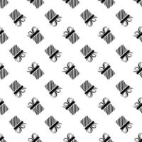 gift box seamless pattern vector