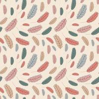 feathers seamless pattern vector