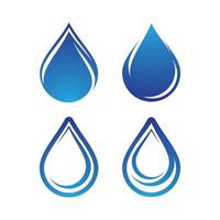 Water drop logo images vector