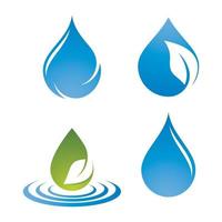 Water drop logo images vector