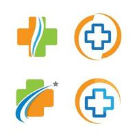 Medical care logo images vector