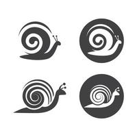 Snail logo images vector