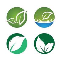 Ecology logo images illustration vector