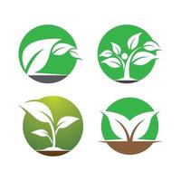 Ecology logo images illustration vector