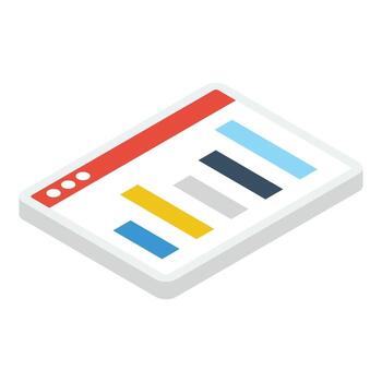 conceptos de analítica web vector
