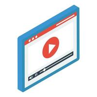 Web Video Marketing vector