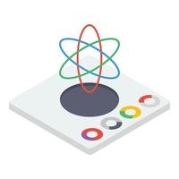 Atomic Structure Model vector